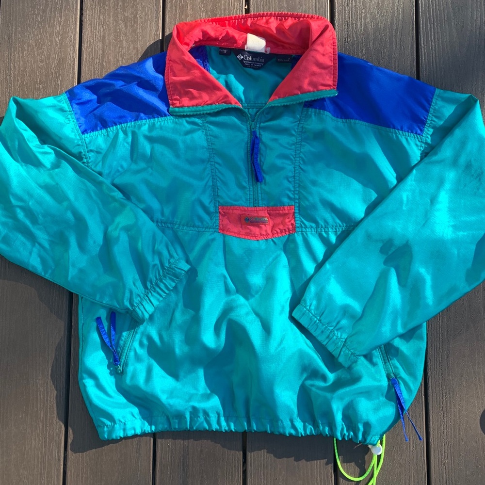 Retro Columbia Windbreaker